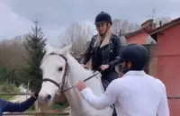Diletta Leotta: in sella a Cassius, il cavallo di Can Yaman