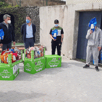 Torre Annunziata - La Usic consegna 36 uova ai ragazzi della Casa Salesiana