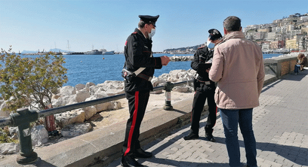 Napoli e provincia, controlli anti-Covid:  a Pasqua elevate 203 sanzioni