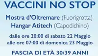Napoli - Open Night, una notte no stop per vaccinarsi