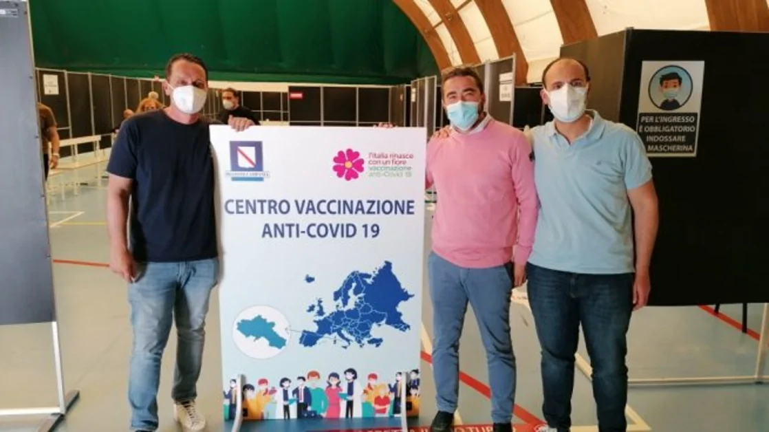 Terzigno - Inaugurazione del nuovo centro vaccinale anti-covid 