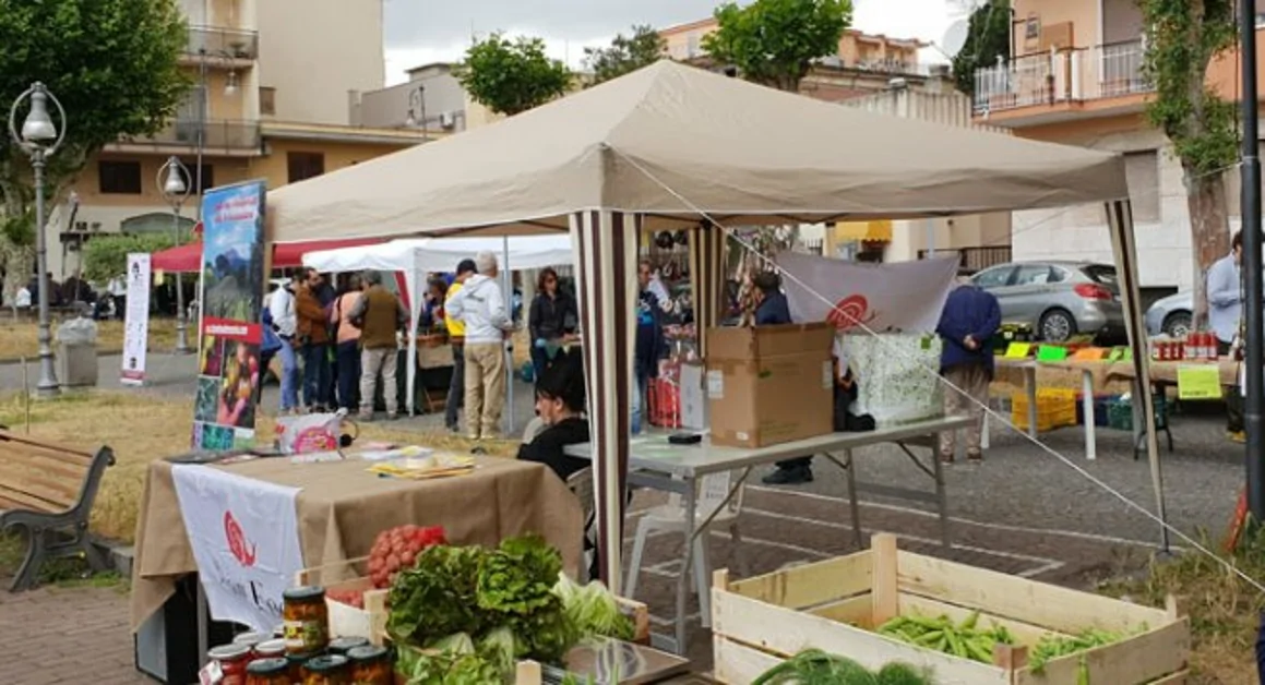 Boscoreale - Mercato della Terra Vesuvio in piazza Vargas