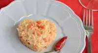 Risotto al salmone 