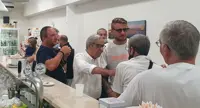 Torre Annunziata - Ciro Immobile, sosta al Bar dei Portici in attesa della premiazione di stasera