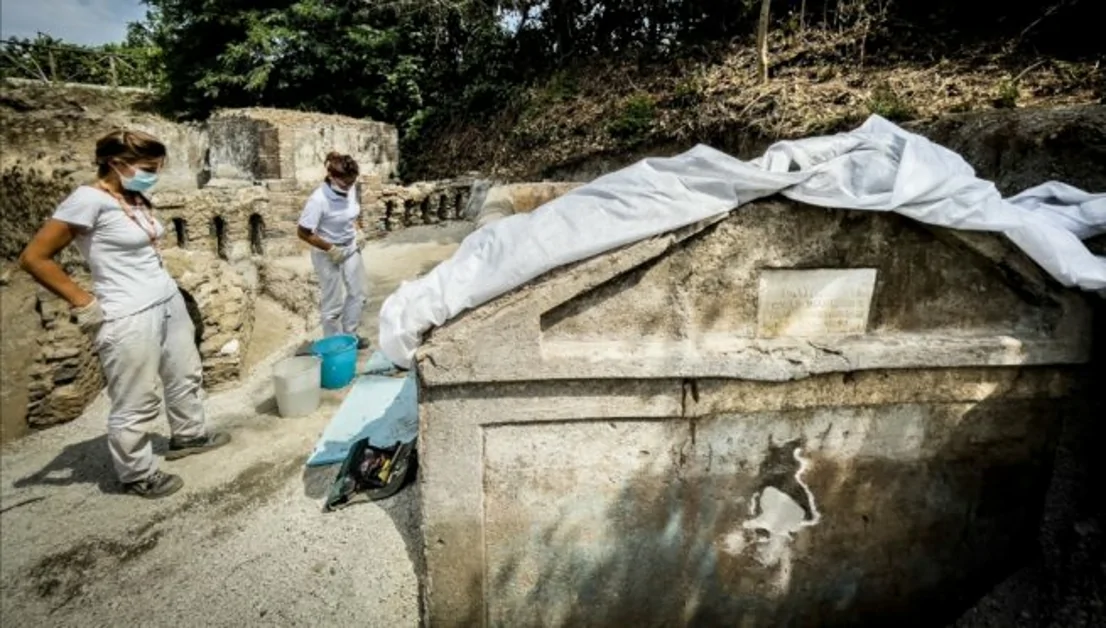 Scavi di Pompei, trovati resti di corpo mummificato