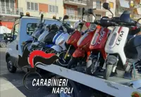 Torre del Greco - Bici elettriche modificate, sequestro dei carabinieri