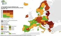 Covid: nella mappa Ecdc l'Italia verde-arancione