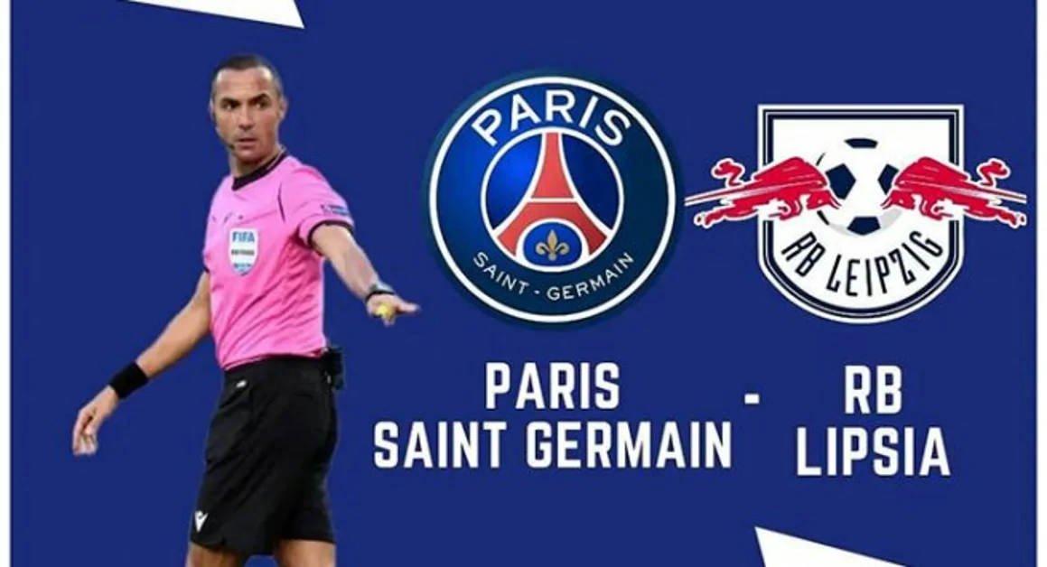 Champions League, l'arbitro Marco Guida dirige l'incontro tra PSG e Lipsia