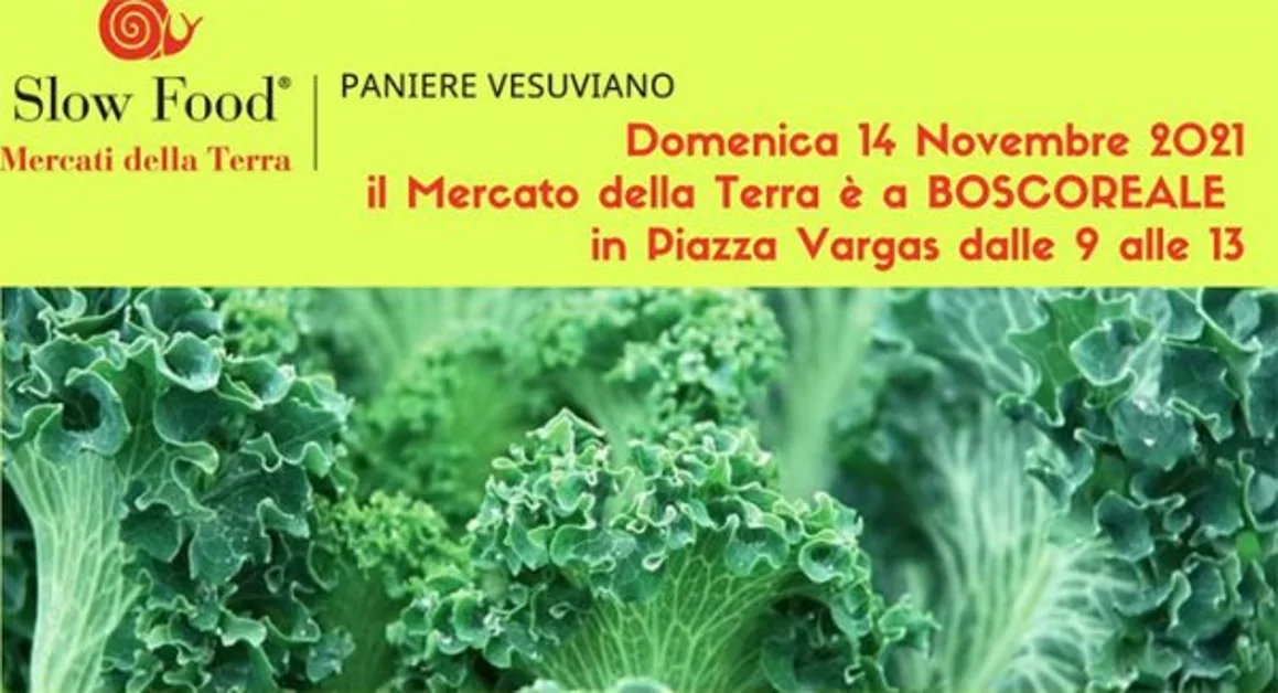 Boscoreale - “Mercato della Terra”: la tipicità dei prodotti vesuviani, domenica 14 novembre