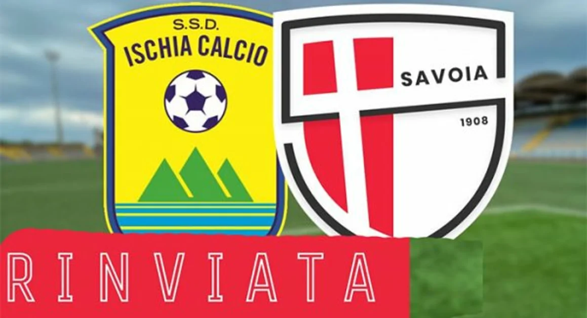 Torre Annunziata - Savoia, rinviata la partita con l'Ischia: 7 tesserati positivi al Covid