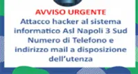 ASL NA 3 Sud, attacco hacker al sistema informatico: sottratti dati personali degli utenti