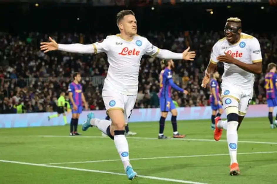 Europa League, al Camp Nou il Napoli pareggia (1-1) con il Barcellona