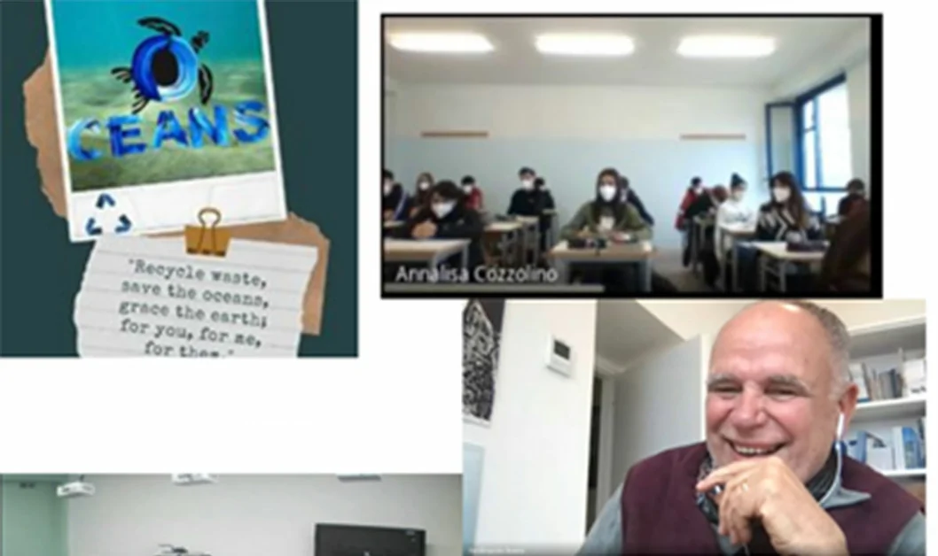 Poggiomarino - Gli studenti dell'istituto Leonardo Da Vinci e il progetto etwinning "Oceans"