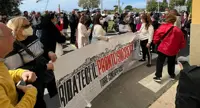 Torre Annunziata - Corteo di cittadini per il ritorno alla normalità dell'ospedale di Boscotrecase