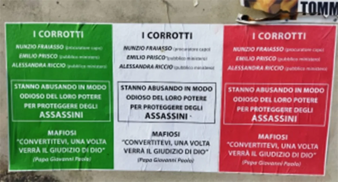 Torre Annunziata - Manifesti contro i magistrati: la solidarietà dell'ANM