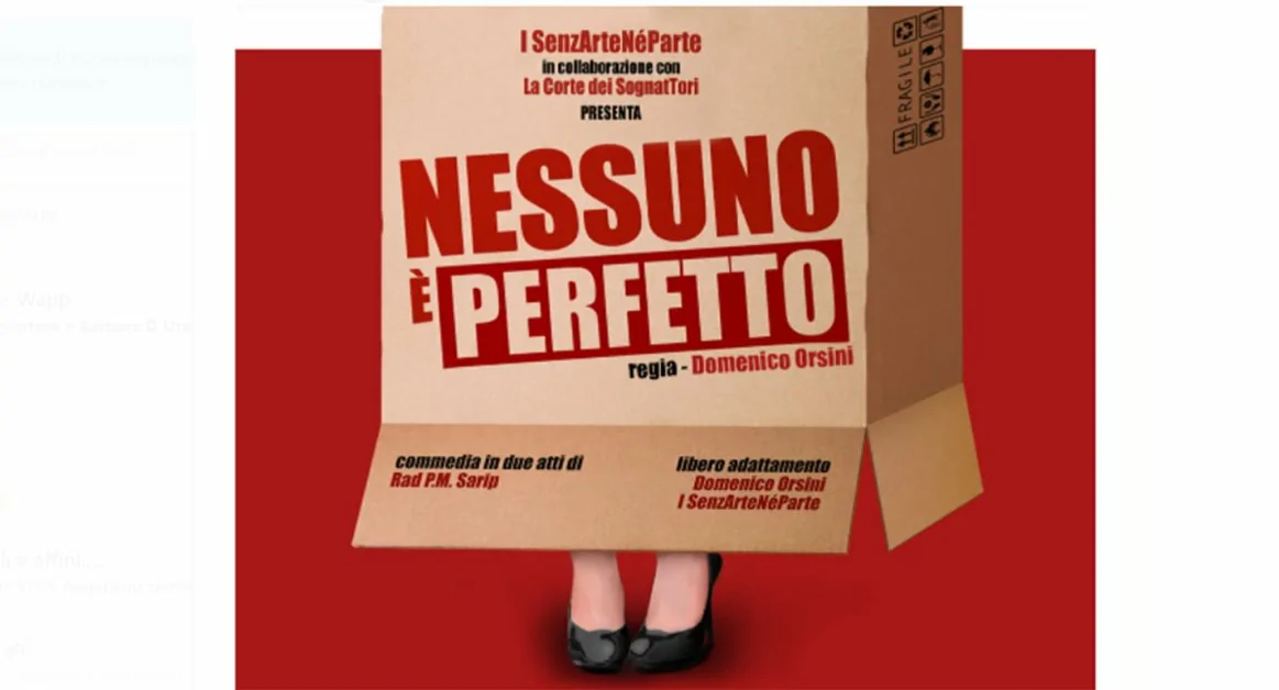 Torre Annunziata - Teatro, in scena "Nessuno è perfetto" con I Senzarteneparte
