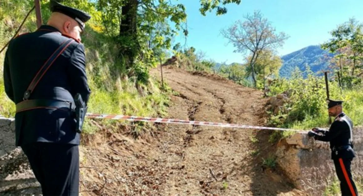 Parco dei Monti Lattari, strada e seminterrato abusivi: denunciate 5 persone