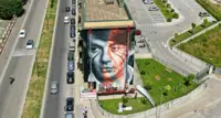Napoli - A Scampia il murale dedicato a Fabrizio De Andrè
