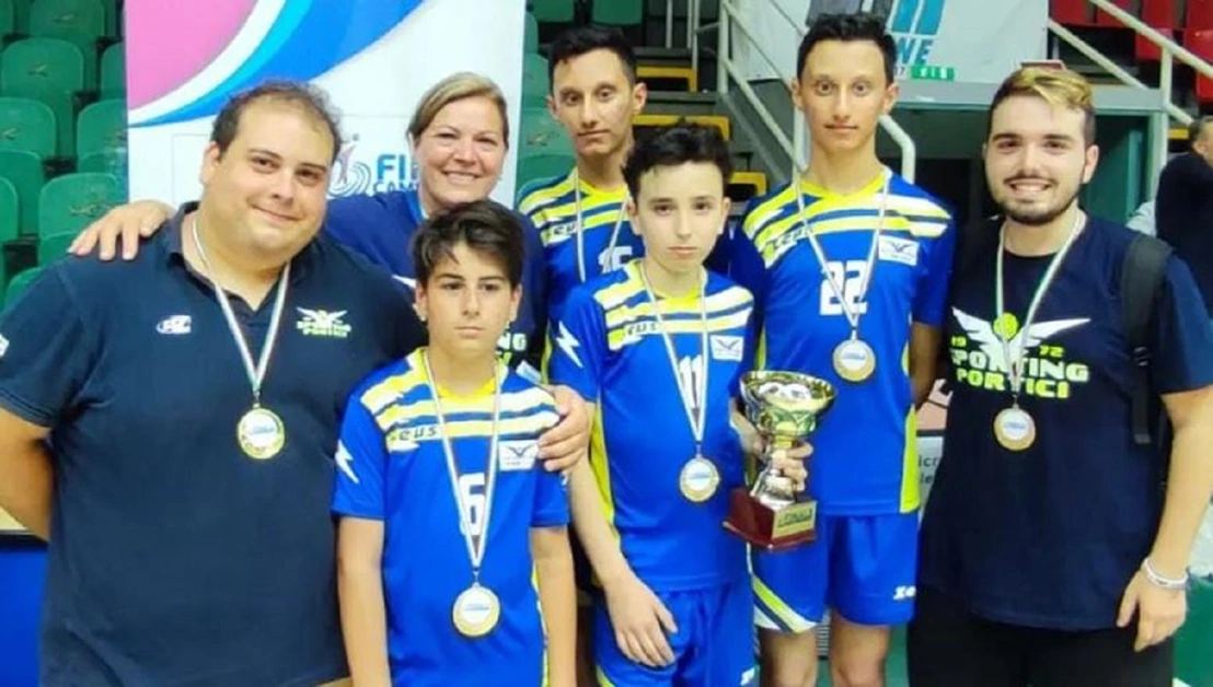 Volley 3x3, lo Sporting Portici campione regionale