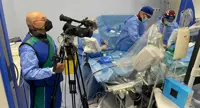Registrazione live di un intervento di cardiologia presso l'ospedale di Boscotrecase