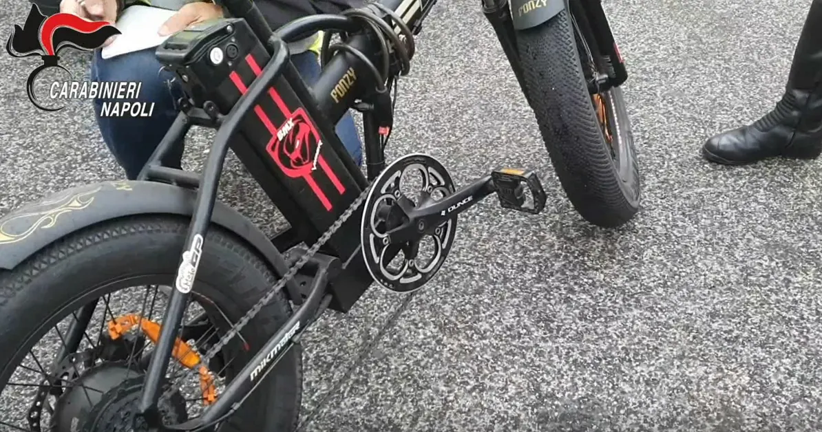 Torre Annunziata - Bici elettriche modificate, raffica di sequestri