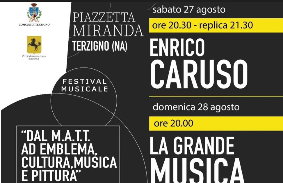 A Terzigno due mesi di eventi tra musica e cultura