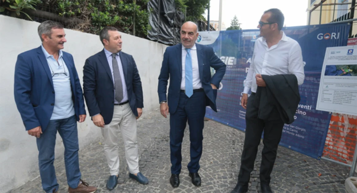 A Trecase i lavori per l'allacciamento del sistema fognario al depuratore