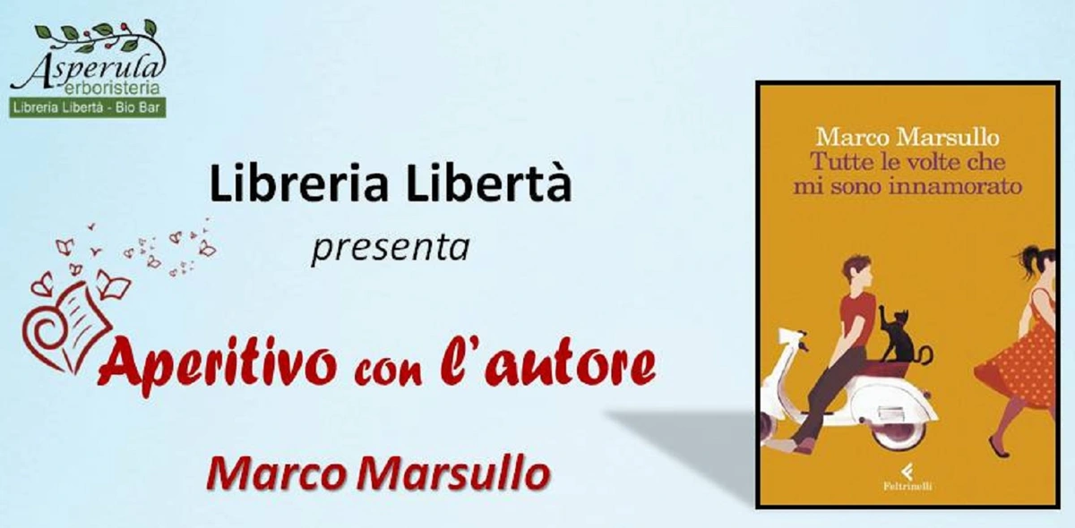 Alla libreria Libertà lo scrittore Marco Marsullo