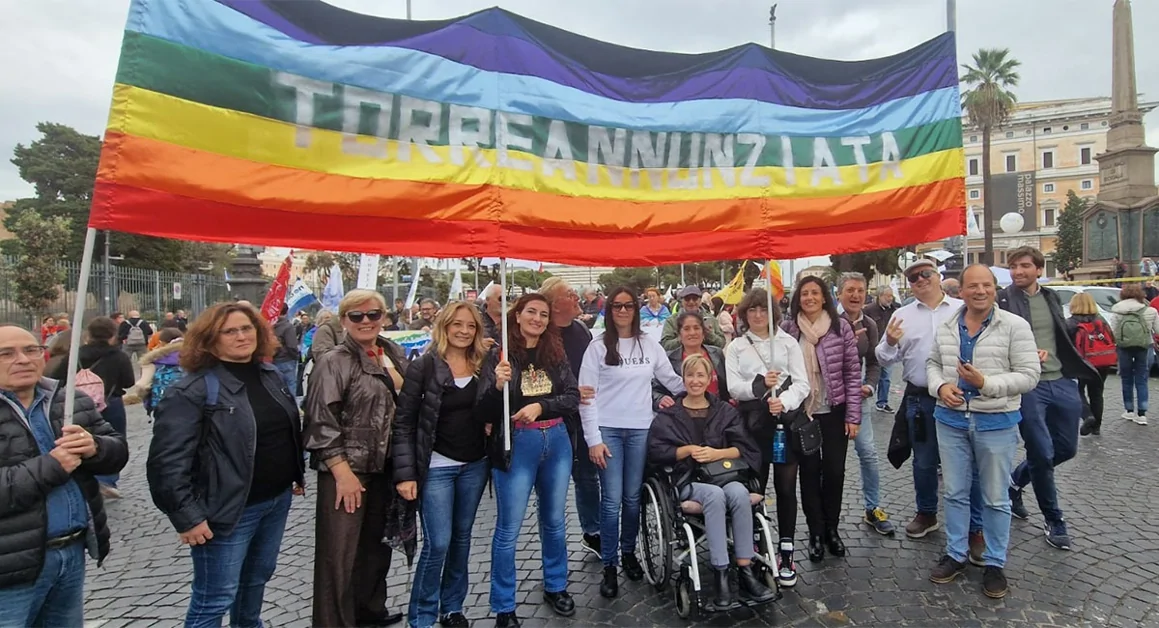 Manifestazione per la pace a Roma: presente una delegazione di Torre Annunziata