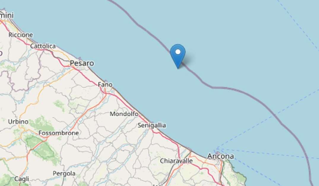 Marche, altre scosse di terremoto al largo della costa