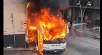 Paganese-Casertana, guerriglia tra tifosi: bus in fiamme