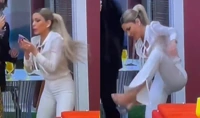 Gf Vip, gesto shock di Oriana Marzoli: sputa sulla foto di Antonino