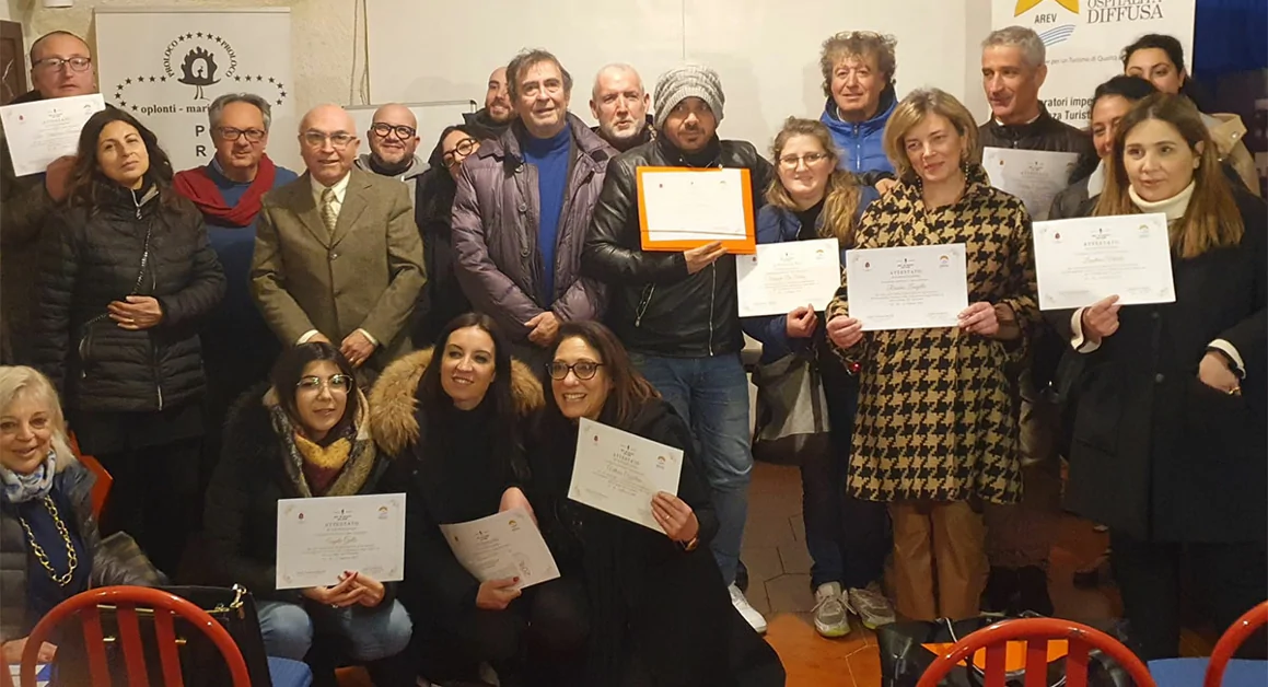 Torre Annunziata - B&B e Case Vacanze: concluso il primo corso per aspiranti gestori