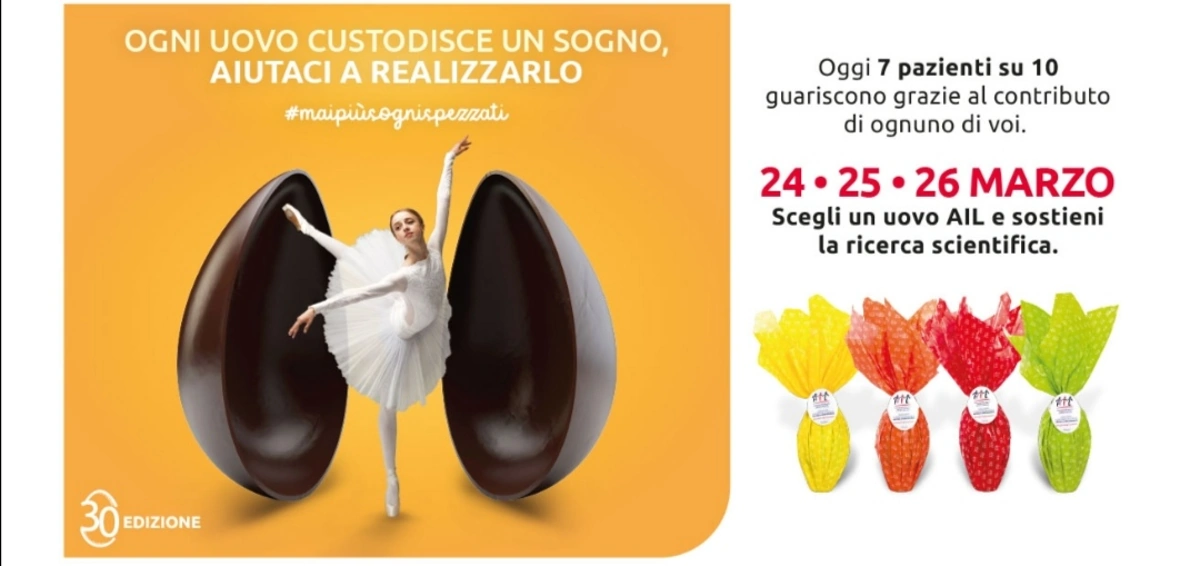 Le uova di Pasqua dell'Ail a Torre Annunziata