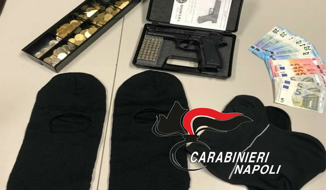 Rapina in una tabaccheria di Pompei: arrestato 23enne di Torre Annunziata