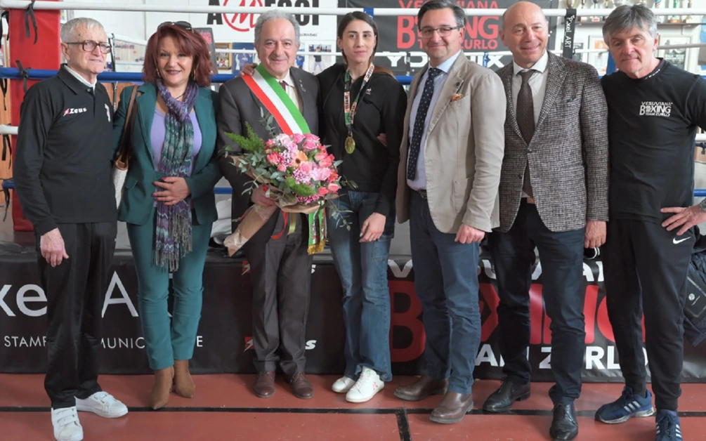 Irma Testa a Torre Annunziata, la festa alla Boxe Vesuviana