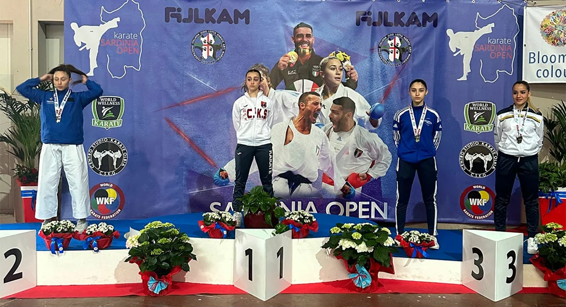 Open di Sardegna di karate: Emilia Esposito medaglia di bronzo