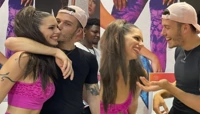 Gf Vip, Antonella e Edoardo travolti dall'amore dei fan. E lei si commuove
