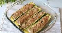 Zucchine ripiene di carne