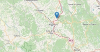 Scossa di terremoto in provincia di Siena, magnitudo 3.7
