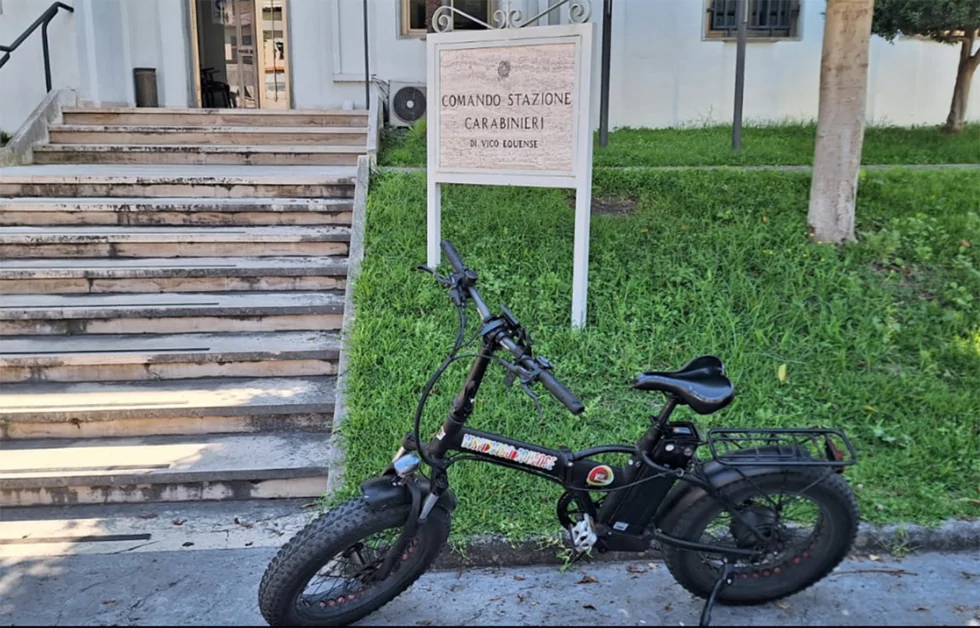 Furto di e-bike in penisola sorrentina, arrestato 45enne