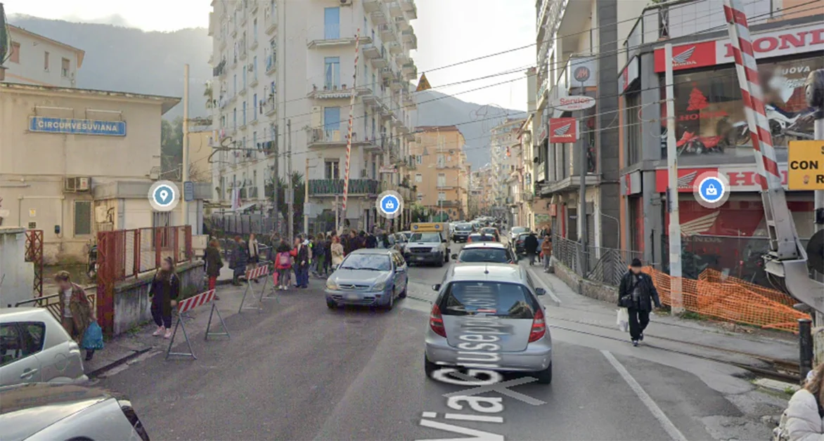 Sottopasso EAV a Castellammare, depositato il progetto