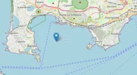 Scosse di terremoto nell'area flegrea, epicentri in mare