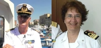 Il cap. di Fregata Ida Montanaro al Comando della Capitaneria di porto di Torre del Greco