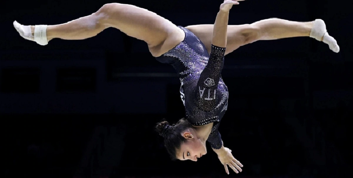 Manila Esposito ai Mondiali di Ginnastica Artistica di Anversa