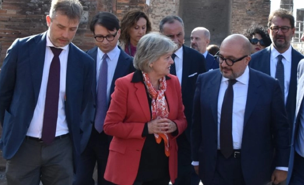 Il ministro della Cultura a Pompei: «Un museo diffuso nella zona archeologica vesuviana»