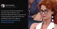 Beatrice Luzzi al GF: "Jane Alexander mi soffiò un ruolo in Elisa di Rivombrosa"