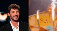 "Viva la f***", l'imbarazzante scritta sulla torta di Stefano De Martino