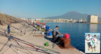 Gara "Canna da riva" sul Molo di Ponente del porto di Torre Annunziata