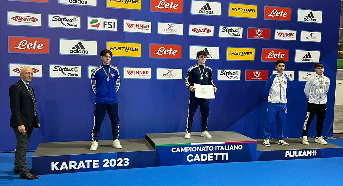 Campionato italiano di karate: Nicola Esposito medaglia d'argento